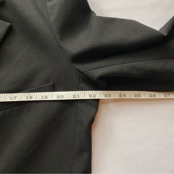 Free People We the Free Black Block Party Crop Blazer Size Large - Picture 12 of 13